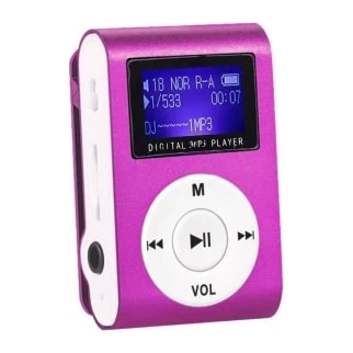 RED MP3 Player Nano LCD 8GB pink