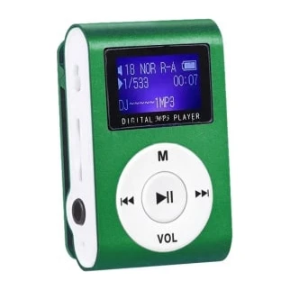 RED MP3 Player Nano LCD 8GB zeleni