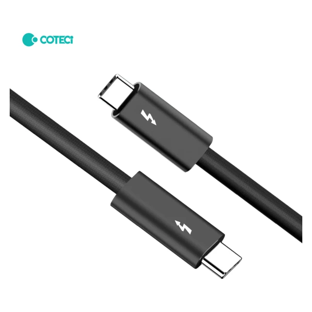 RED Thunderbolt 40Gbps 100W 8k PD USB C kabl crni 1m