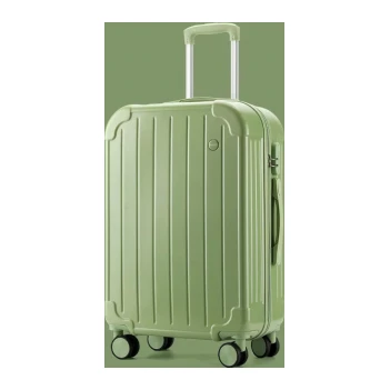 RED Wide Stripe zeleni kofer 26"