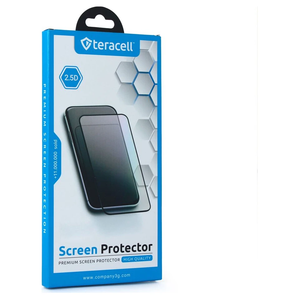 Red zaštitno staklo Tempered Glass za iPhone 15 6.1 - 2.5D, full glue, crni