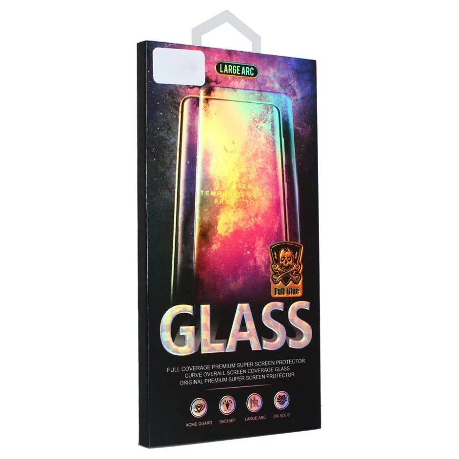 Red zaštitno staklo za Huawei Nova 9 - tempered glass, full glue, zakrivljeni, crni