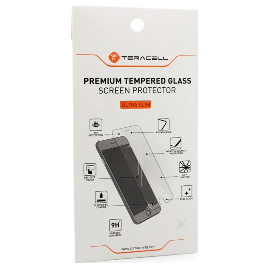 Red zaštitno staklo za iPhone 5 back cover - temperirano