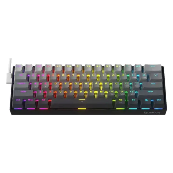 Redragon Fizz K617 gejmerska tastatura RGB crna