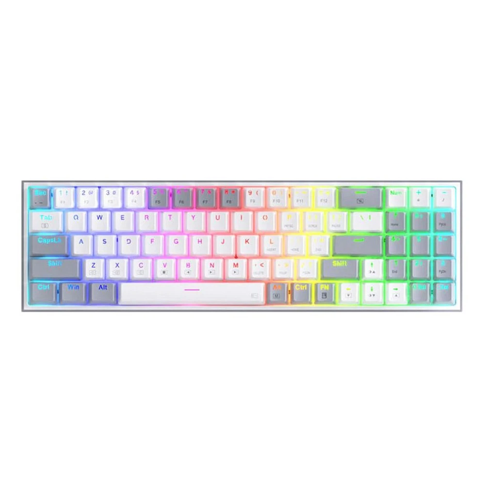 Redragon Pollux RGB bela mehanička gejmerska tastatura