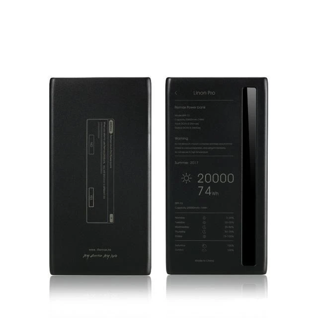 Remax Linon pro RPP-73 Power Bank 20000mAh crni