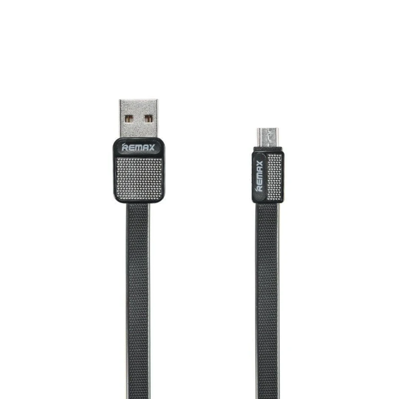 Remax Platinum crni kabl za punjač USB A (muški) na micro USB (muški) 1m