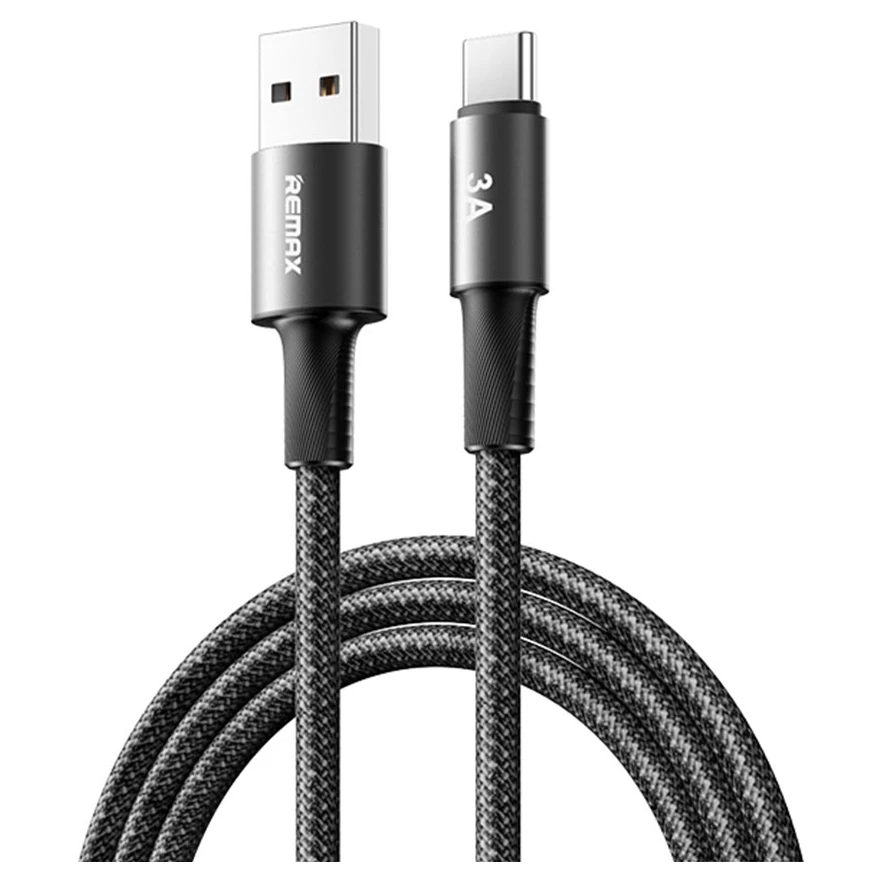 Remax Velocity (CB25) kabl USB A (muški) na USB (muški) 3A 1.2m crni