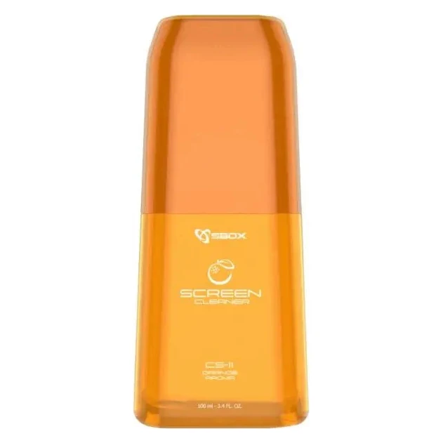 S-BOX CS-11 Orange sprej za čišćenje ekrana sa mikrofiber krpicom