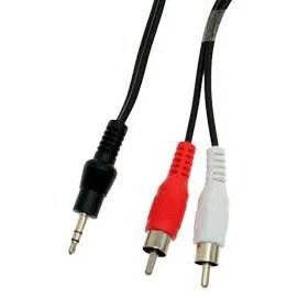 S-BOX Kabl (628) 3.5mm (muški) na 2x činč (muški) 2m