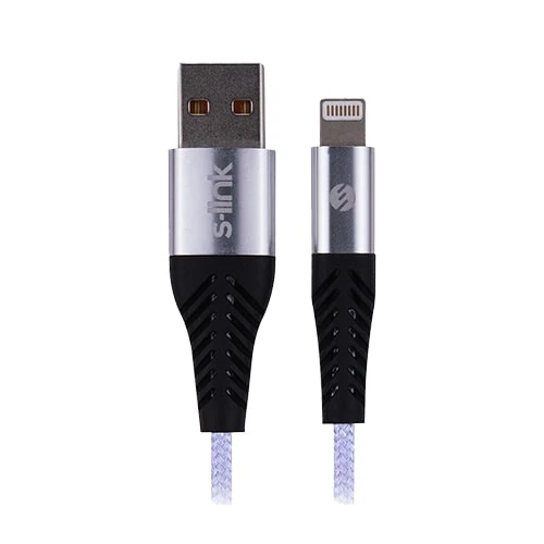 S-Link (SL-STM55L) kabl USB-A (muški) na Lightning (muški) 1m srebrni