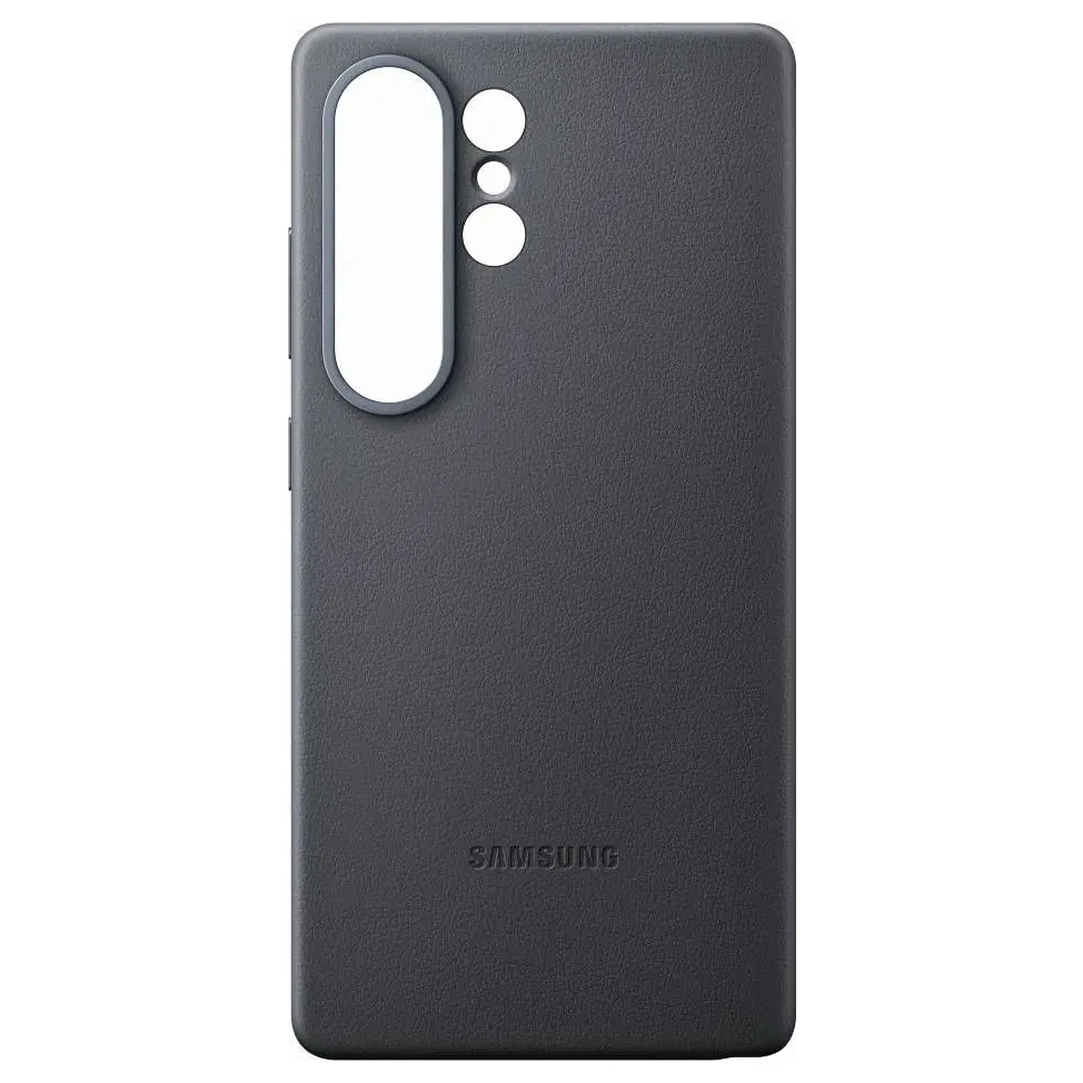 Samsung EF-VS938-PBE crna zaštitna maska Eko Koža za mobilni Galaxy S25 Ultra