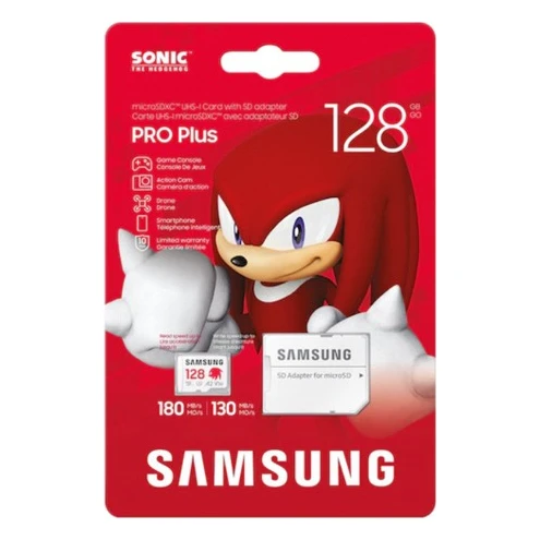 Samsung (MB-MD128SA/LC1) Pro Plus Sonic MicroSD 128GB + Adapter memorijska kartica