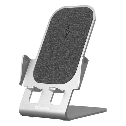 Sandberg 441-51 15W bežični punjač Aluminium USB-C sivi