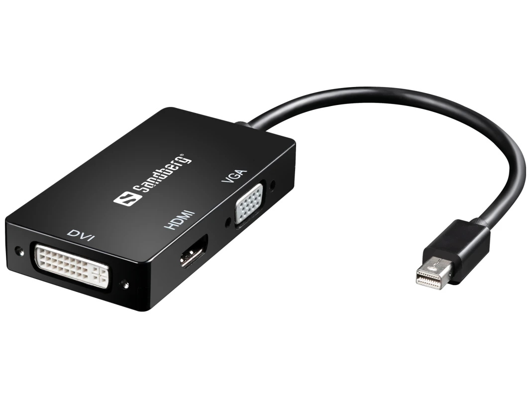 Sandberg 509-12 adapter mini DisplayPort na HDMI/DVI/VGA