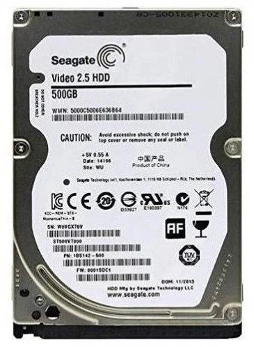 Seagate 500GB 2.5" SATA III (ST500VT000) hard disk