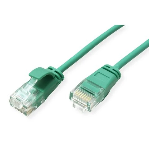 Secomp Roline 21.15.3931-100 mrežni kabl Cat6a 0.3m UTP zeleni