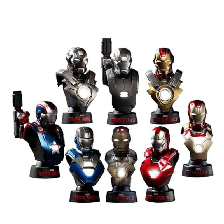 Sideshow Collectibles (022885) Iron Man 3 Busts set 8 figurica