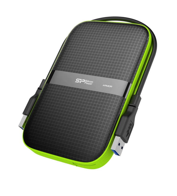 SiliconPower 1TB 2.5" Armor A60 (SP010TBPHDA60S3K) eksterni hard disk crni