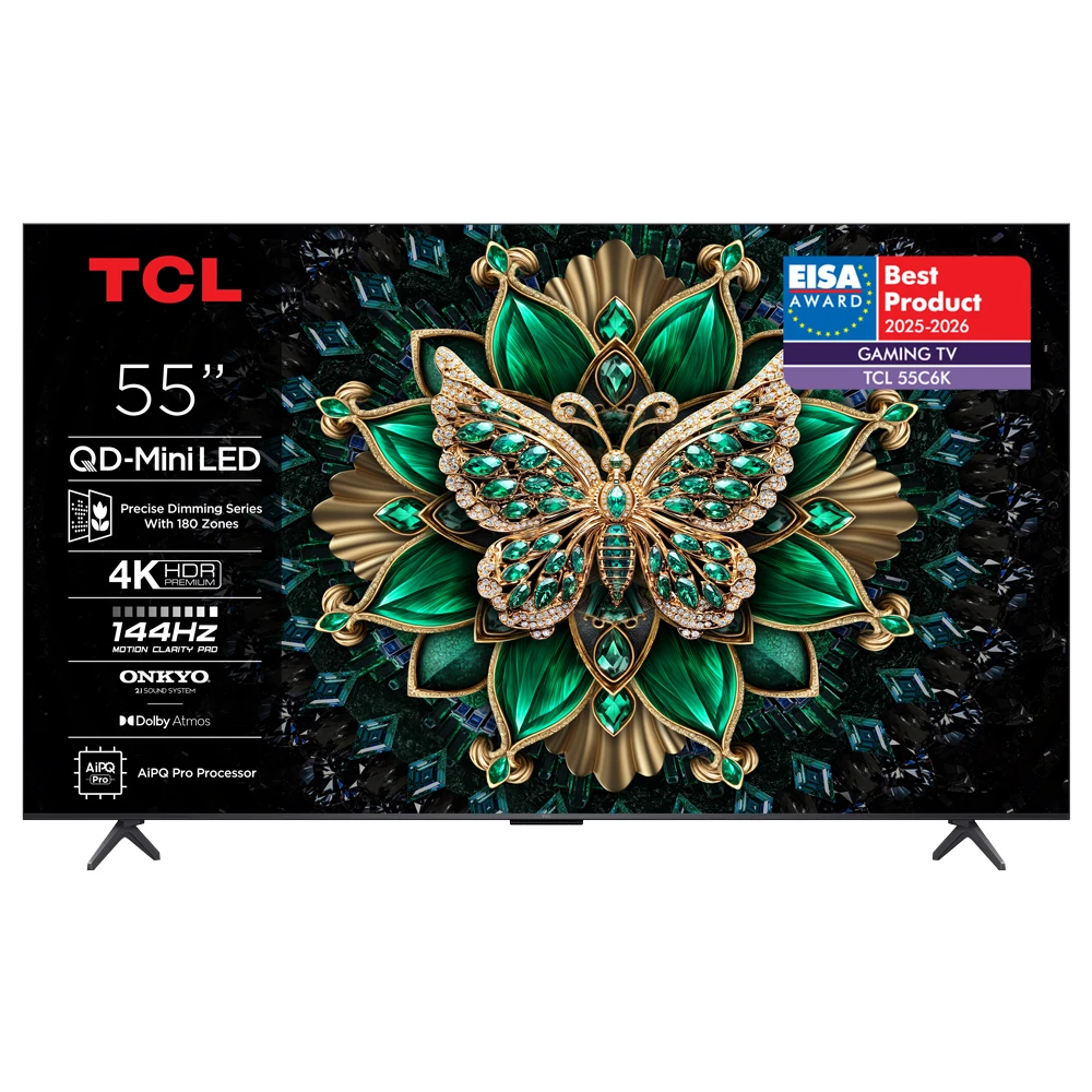 TCL 55C6K Google TV 55" 4K Ultra HD QD Mini LED