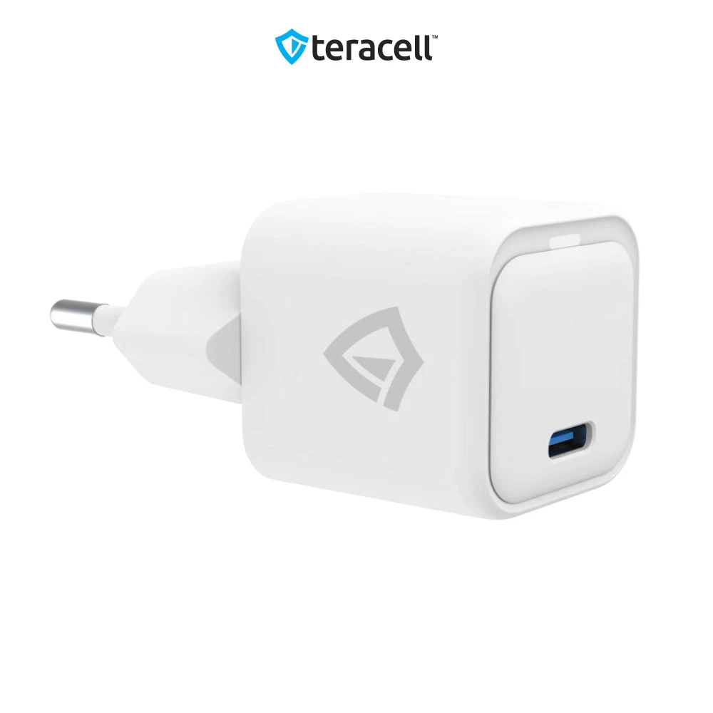 Teracell Evolution TC-16GP GaN beli punjač za mobilni 33W+kabl USB C