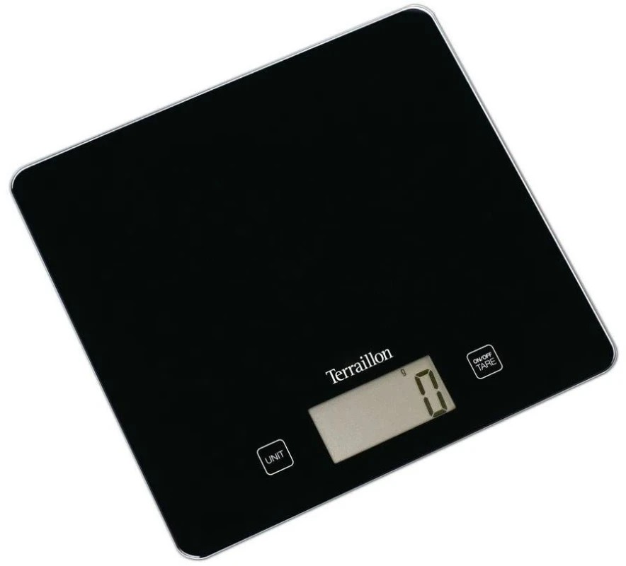 Terraillon Classic Black kuhinjska vaga crna