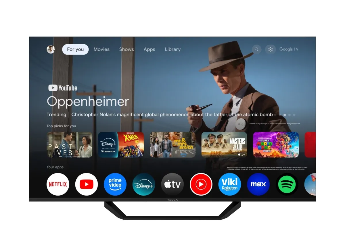 Tesla 50E655BUS Smart TV 50" 4K Ultra HD DVB-T2 Google TV