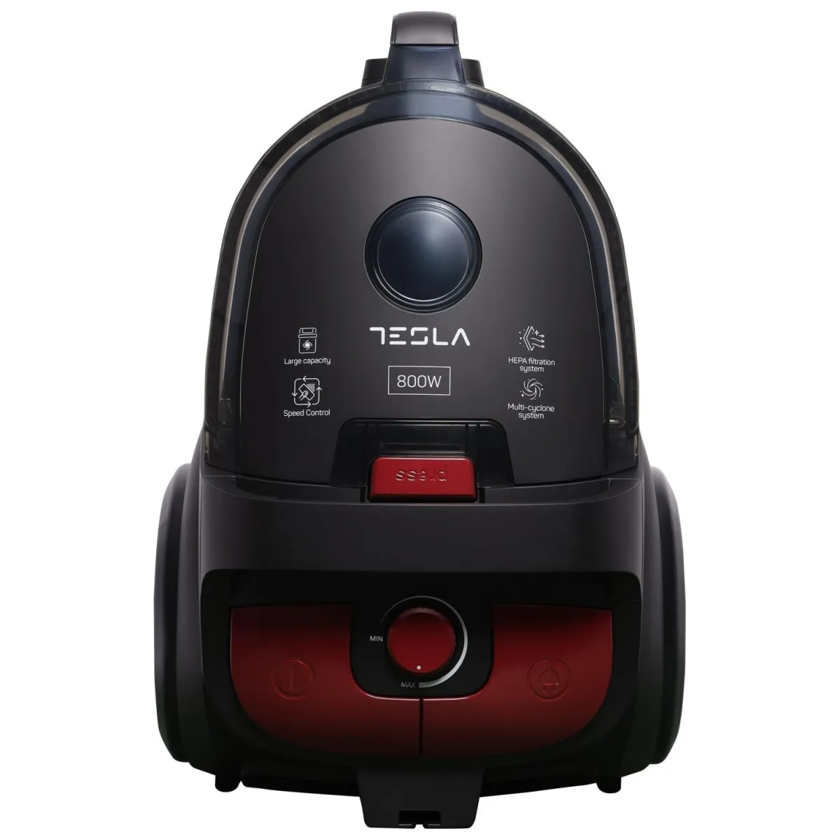 Tesla BGL501EU 800W usisivač sa posudom crno crveni