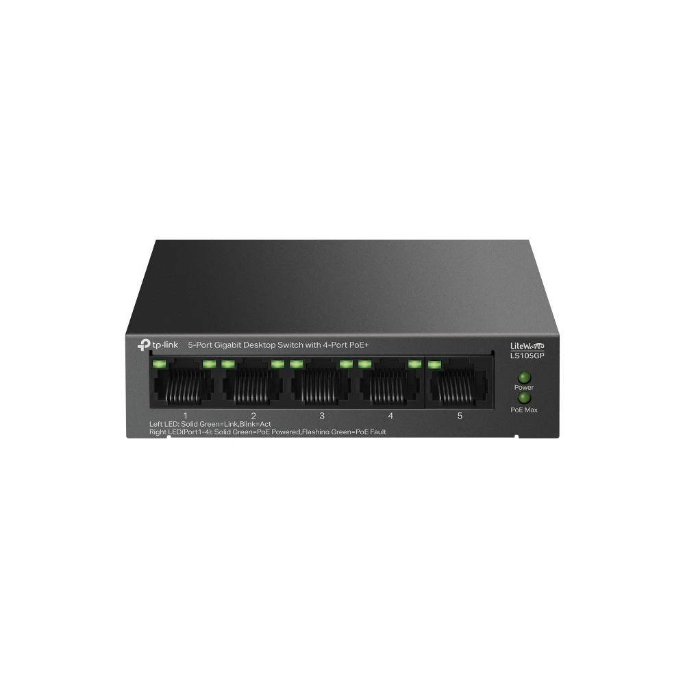 TP-Link LS105GP switch 5-portni