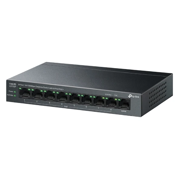 TP-Link LS109P Poe 9-portni switch