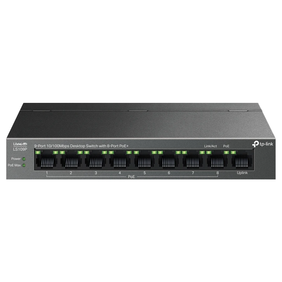 TP-Link LS109P switch 9-portni
