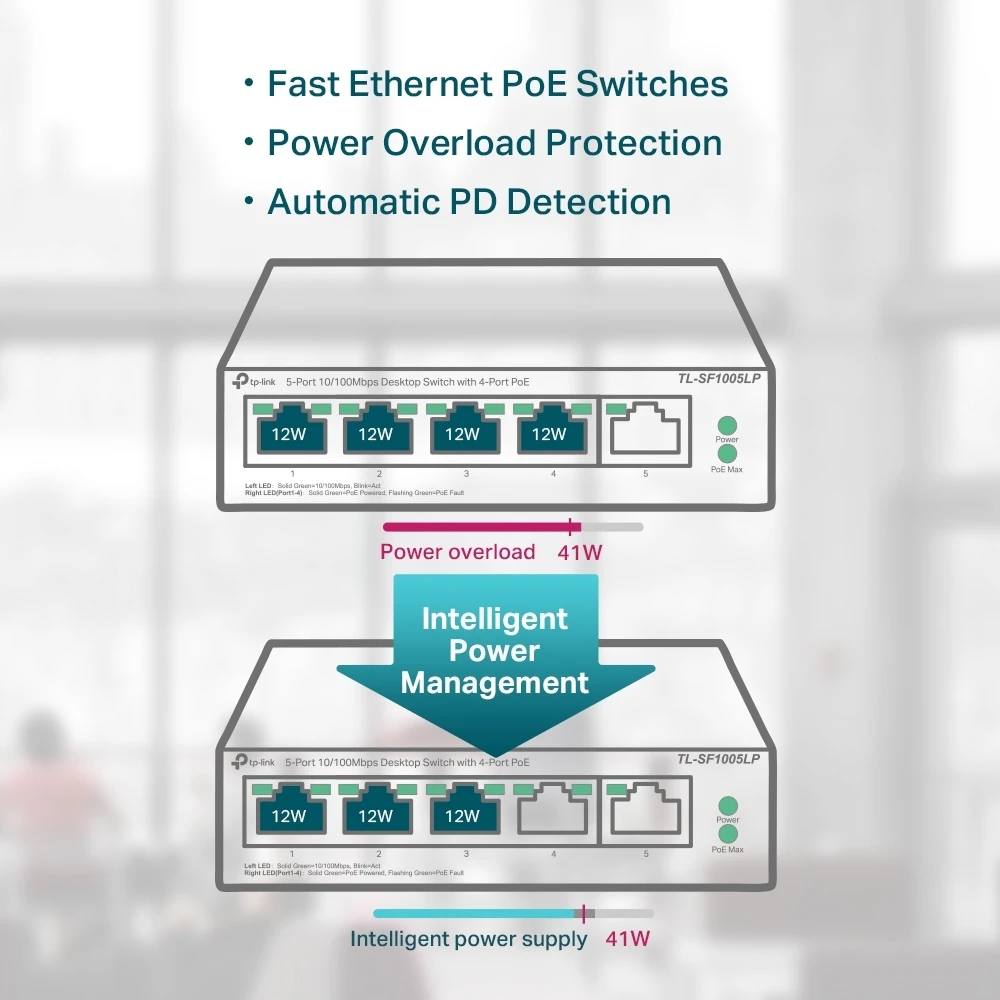TP-Link TL-SF1005LP switch 5-portni