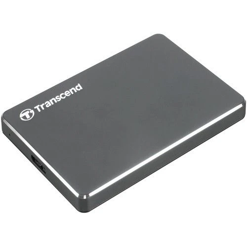 Transcend 1TB (TS1TSJ25C3N) Ultra Slim eksterni hard disk sivi