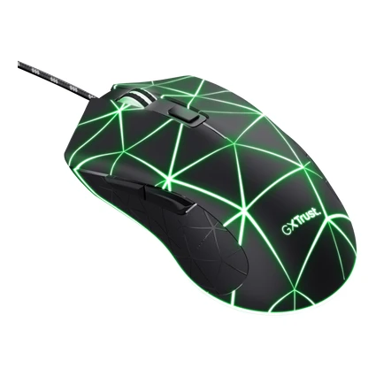 Trust GXT133 LOCX gejmerski optički miš crni