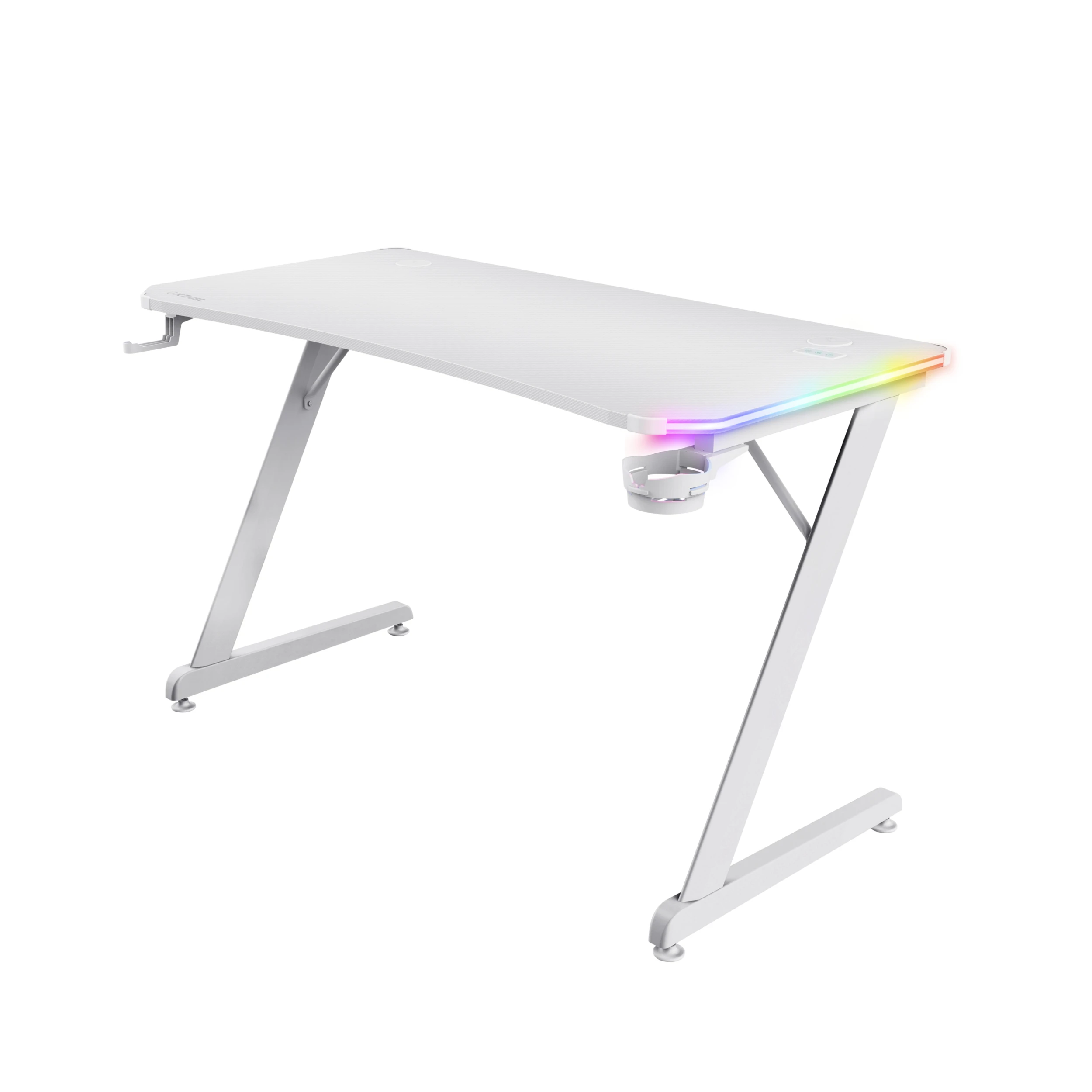 Trust GXT709W LUMINUS RGB gejmerski sto beli