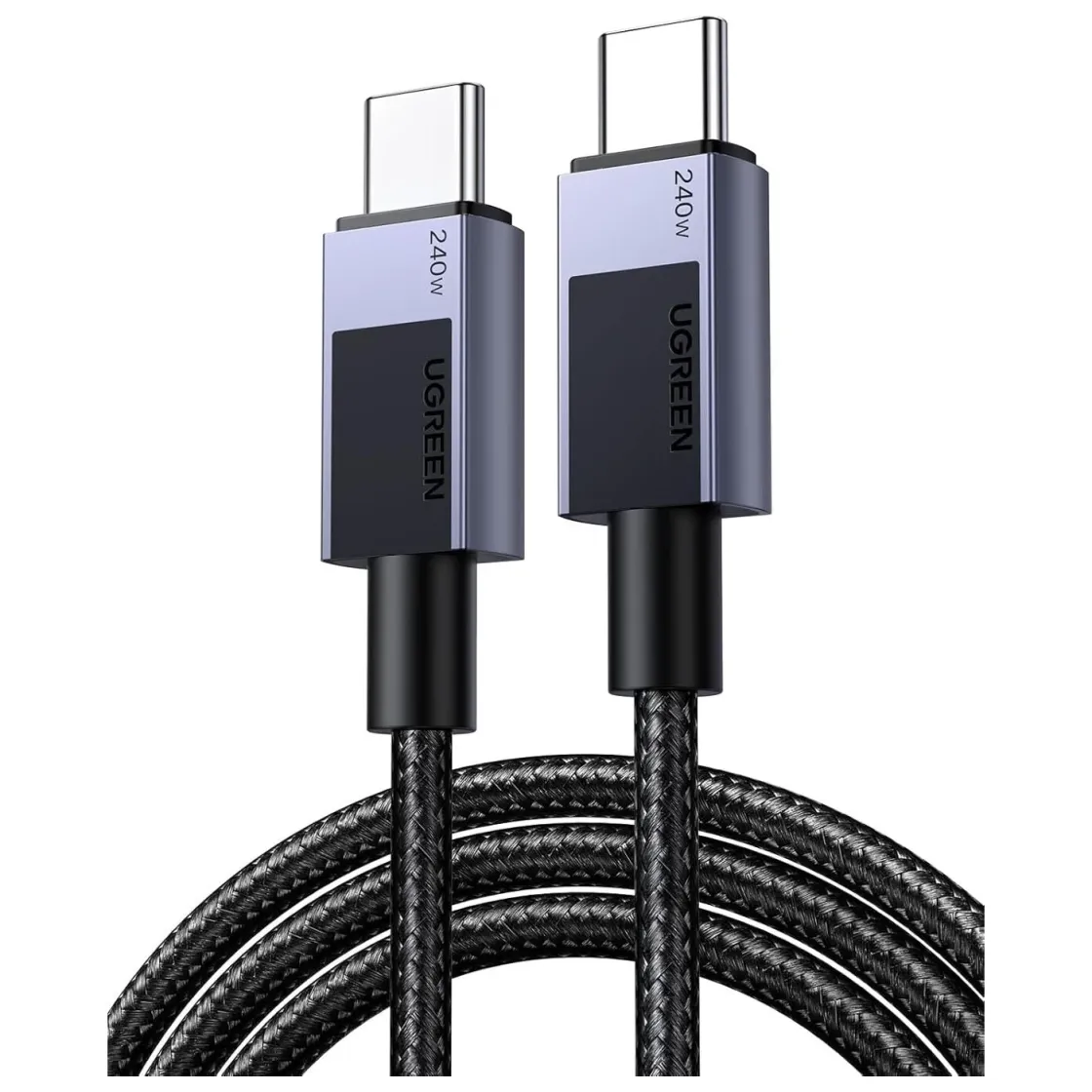 Ugreen (L513) USB C (muški) na USB C (muški) kabl 5A 1m sivi