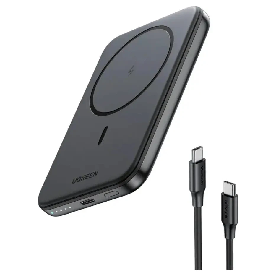 Ugreen PB721 Power Bank 10000mAh bežični sivi