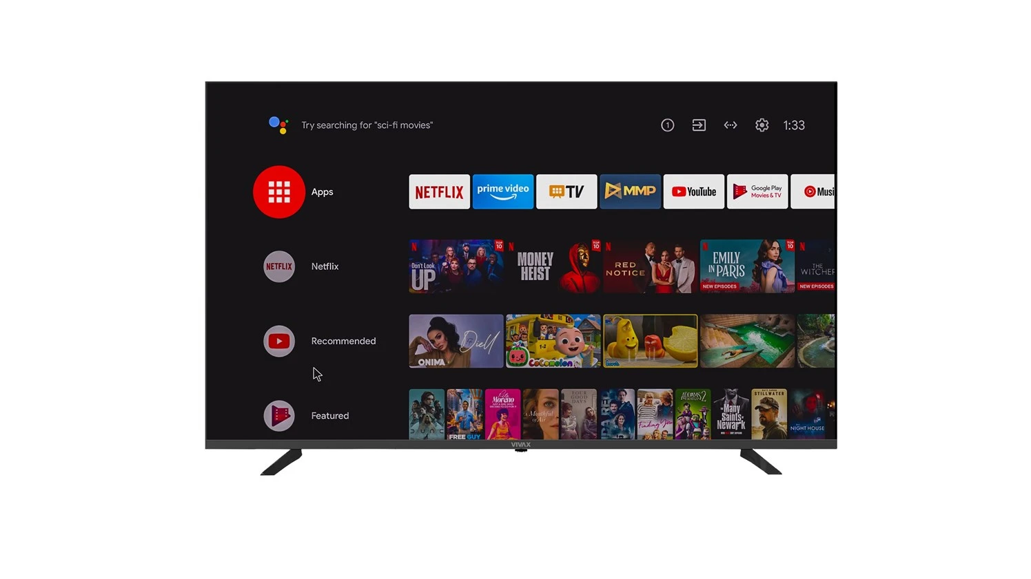 Vivax 58UHD10K Smart TV 58" 4K Ultra HD DVB-T2 Android