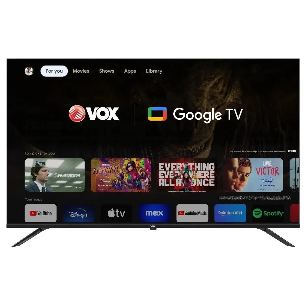 Vox 50GTU090 Smart TV 50" 4K Ultra HD DVB-T2 Google TV