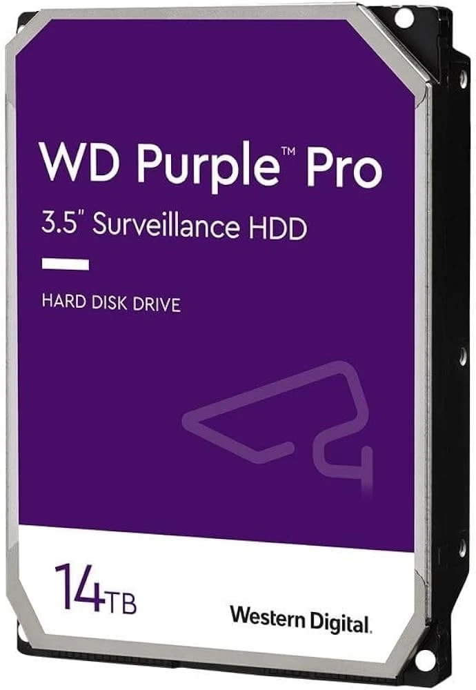 Western Digital 14TB 3.5" SATA III (WD142PURP) 7200rpm Purple Pro hard disk