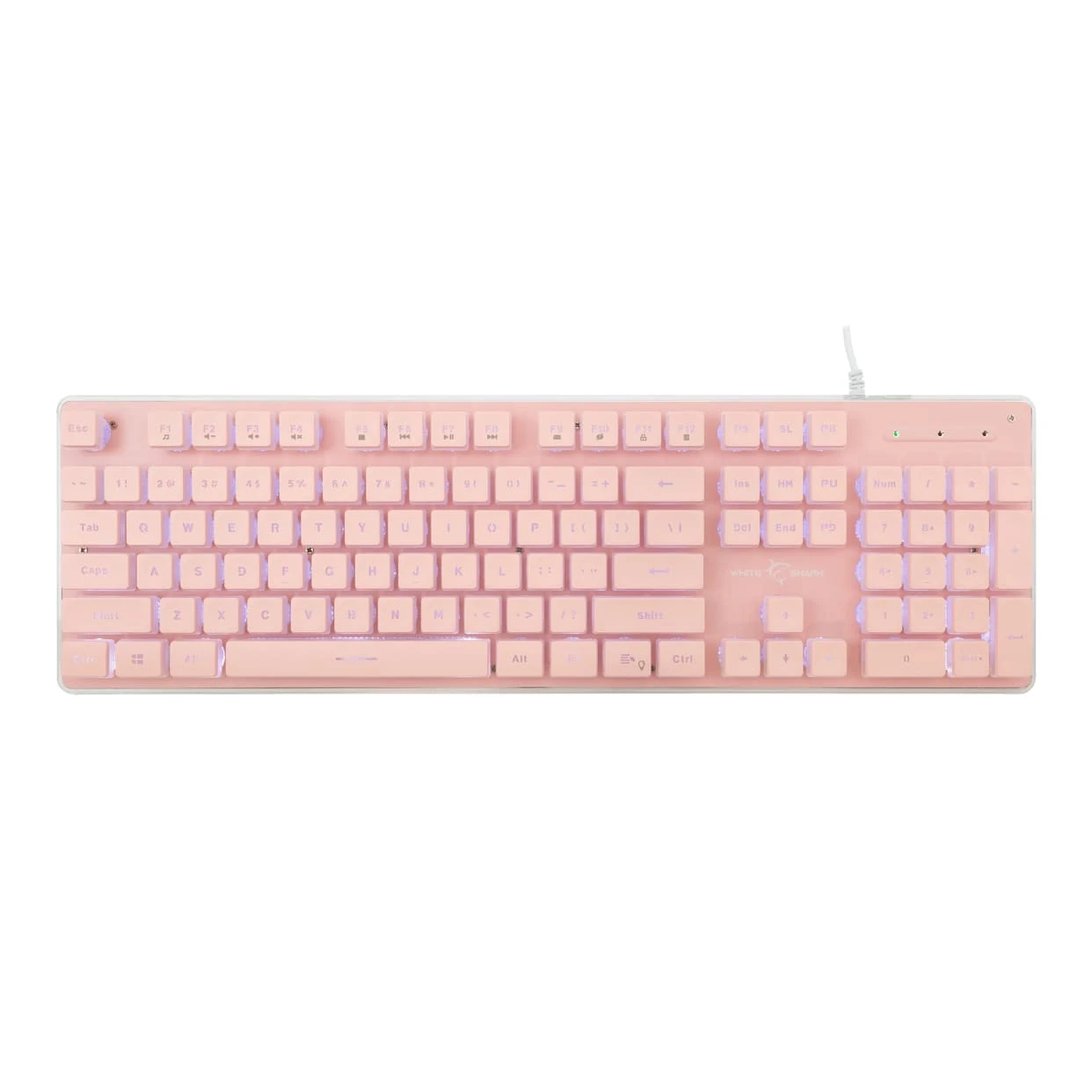White Shark GK-003441 TACHI-P US RGB gejmerska tastatura pink
