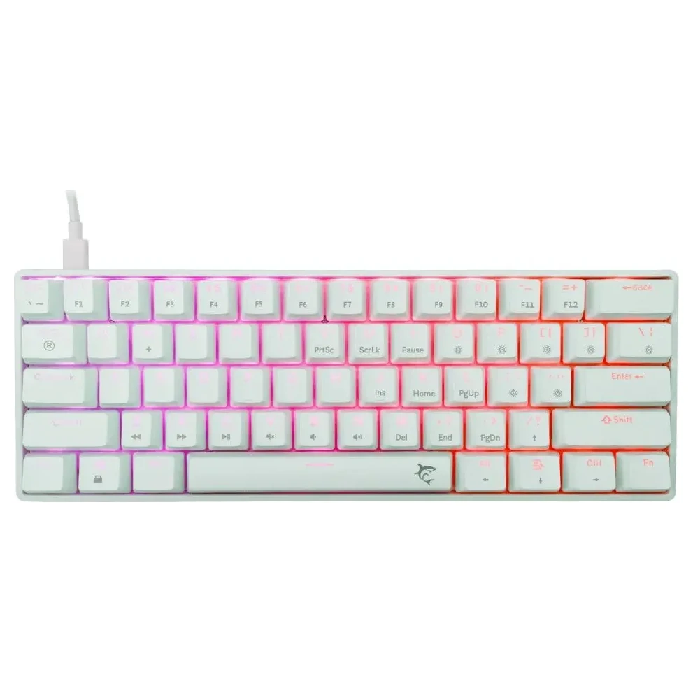 White Shark Shinobi 2 bela mehanička gejmerska tastatura