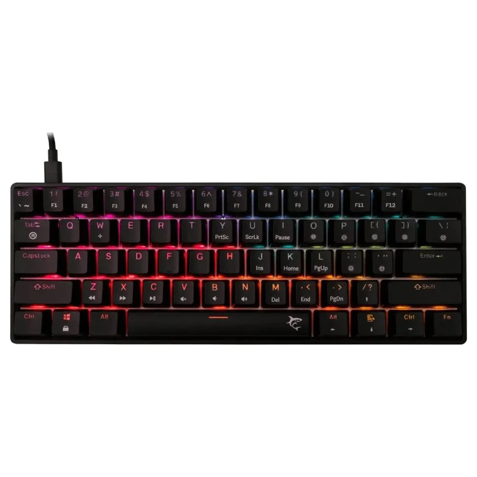 White Shark Shinobi 2 crna mehanička gejmerska tastatura US