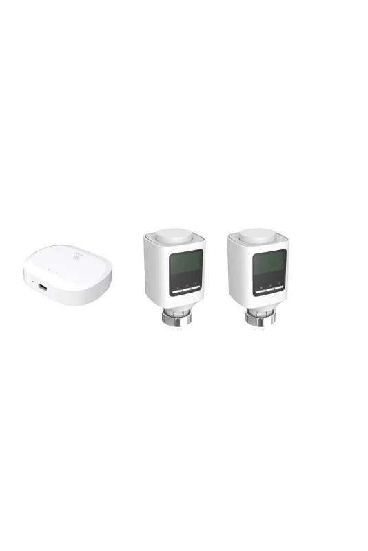 Woox R7067 Zigbee pametni bežični set čvorište i 2x ventil za radijatore