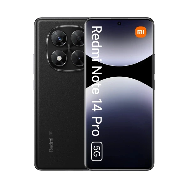 Xiaomi Redmi Note 14 Pro 5G 256GB (MZB0I8BEU) crni mobilni 6.67" Octa Core Mediatek Dimensity 7300 Ultra 8GB 256GB 200Mpx+8Mpx+2Mpx Dual Sim