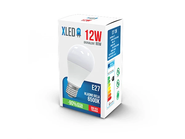 XLED LED sijalica (026636) E27 12W 6500K 1050 lumena