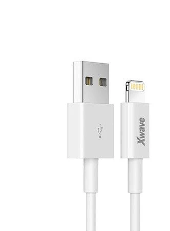 Xwave kabl za punjač USB A 2.0 (muški) na lightning (muški) 2m beli pvc