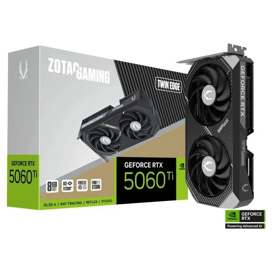 Zotac GAMING GeForce RTX5060Ti Twin Edge (ZT-B50610E-10M) grafička kartica 8GB GDDR7 128bit