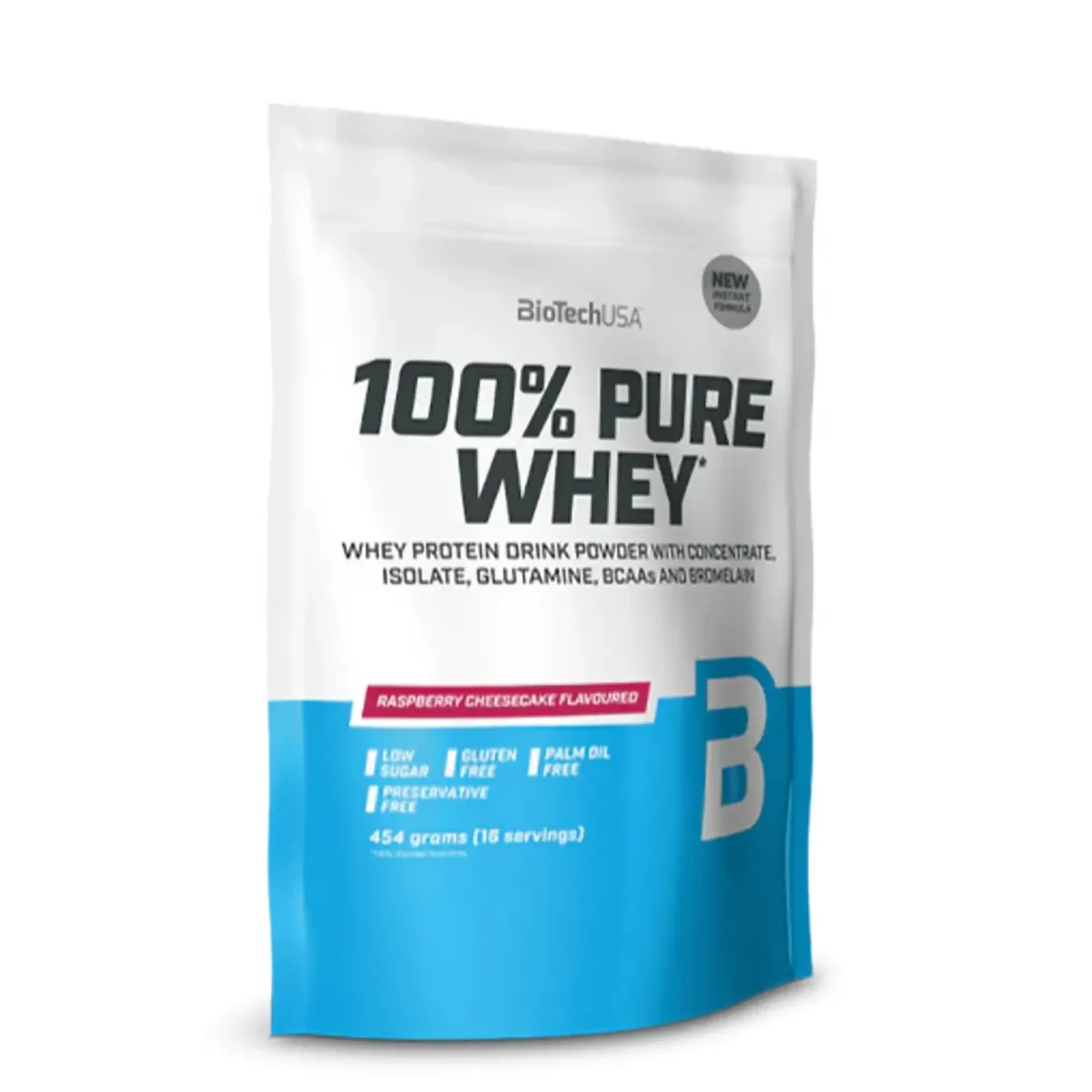 100% Pure Whey 454g - Raspberry Cheesecake