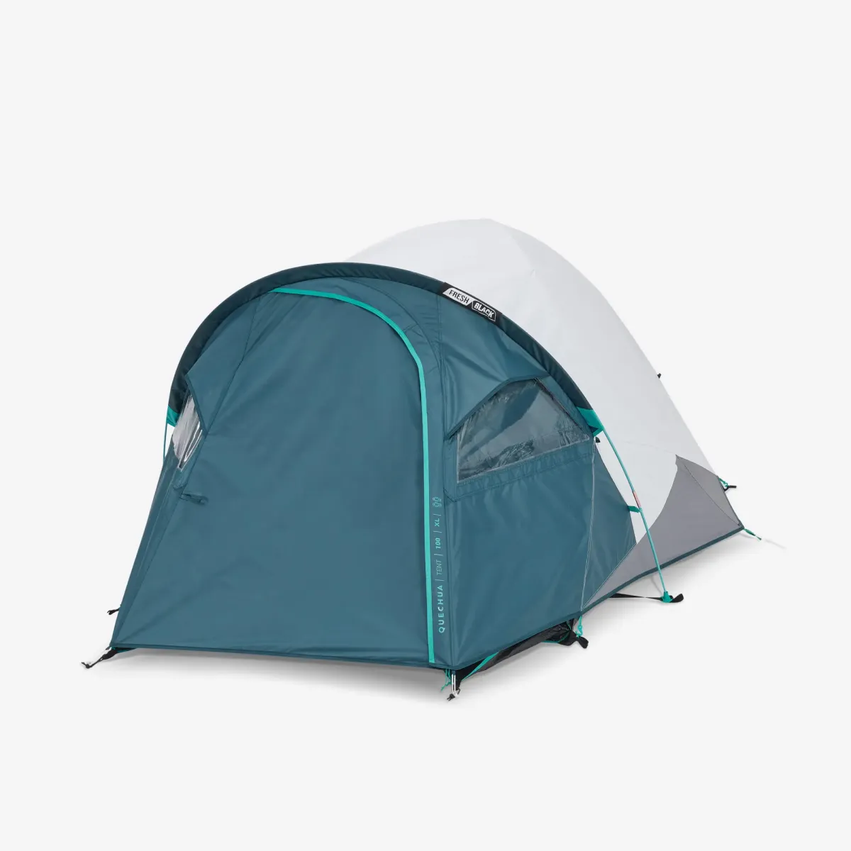 Šator za kampovanje za 2 osobe MH100 XL Fresh &amp; Black